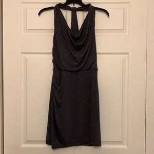 City Studio Sparkly Open Backed Dress